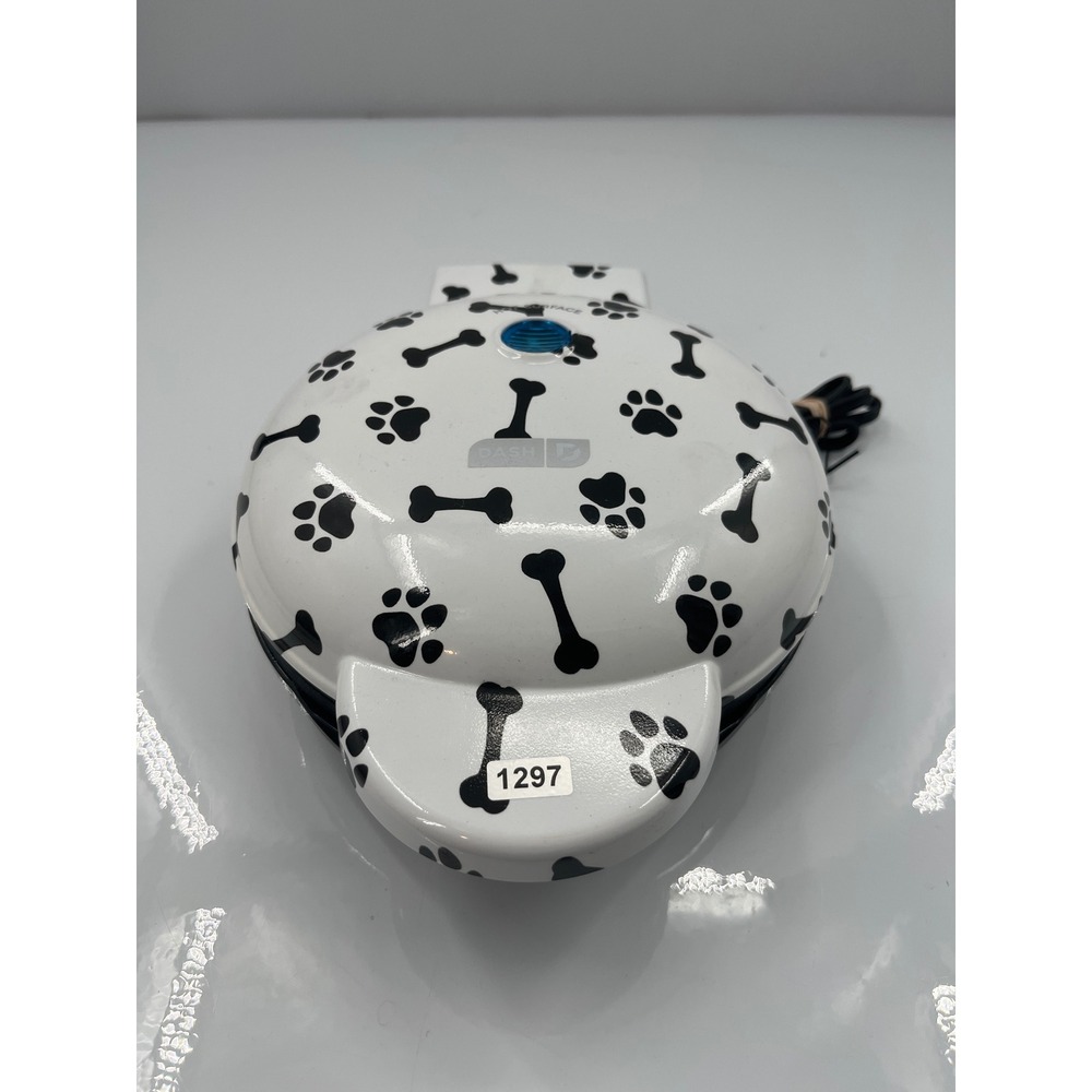 Dash Express Dog Treat Maker DDTM008 Whiteβ Paw Print Bone Pattern Pet Baker